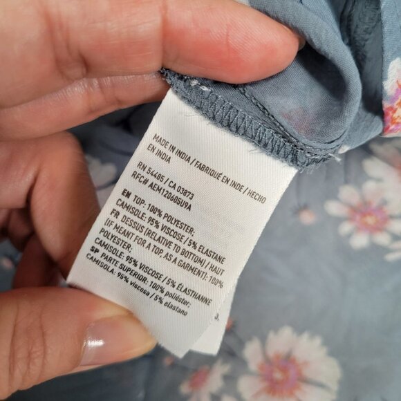 AEO Chiffon Floral Blouse - Picture 10 of 13